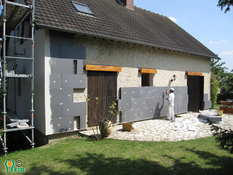 Isolation extérieure maison Garches