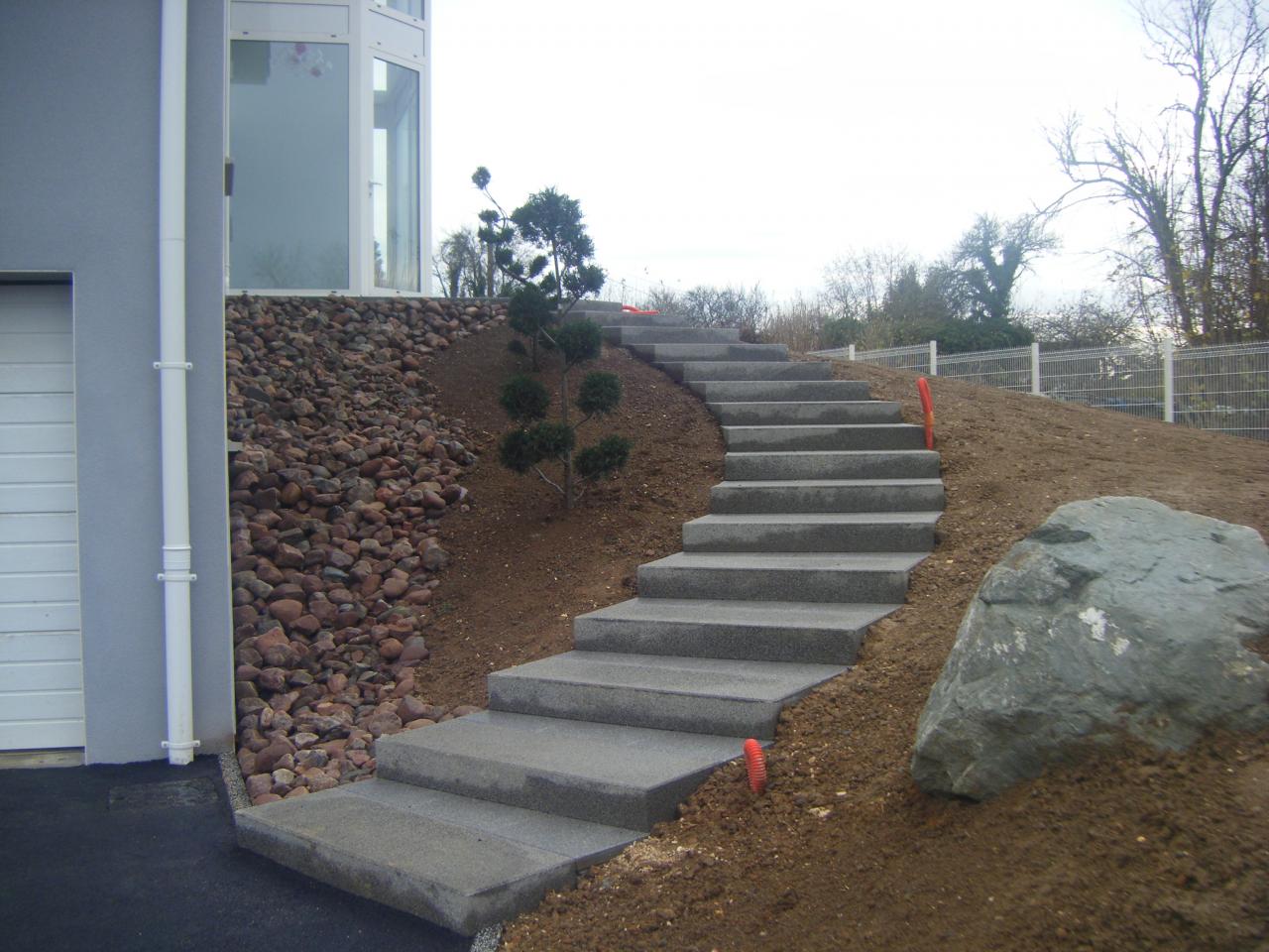 Création d'escalier en béton à Chaville