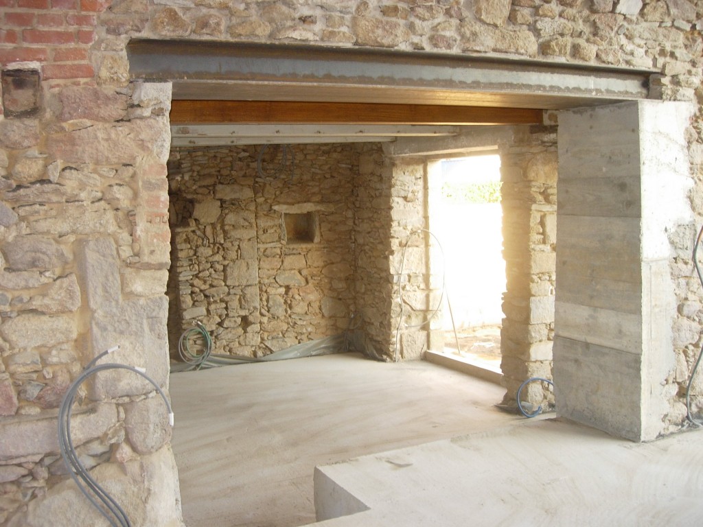 Ouverture de mur en pierre, en béton à Nanterre